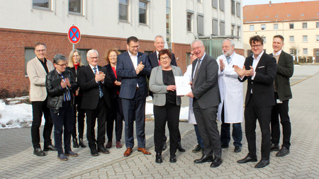 Gesundheitsministerin übergibt 3,52 Millionen Euro zur Umgestaltung der Notaufnahme am Paul Gerhardt Stift in Wittenberg