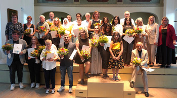 Verleihung des Integrationspreises 2025 mit allen Beteiligten (Gruppembild)