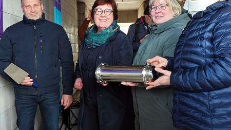 Sozialministerin besucht feierliche Zeitkapsellegung für die zukünftige Pflegeeinrichtung in Osterwieck