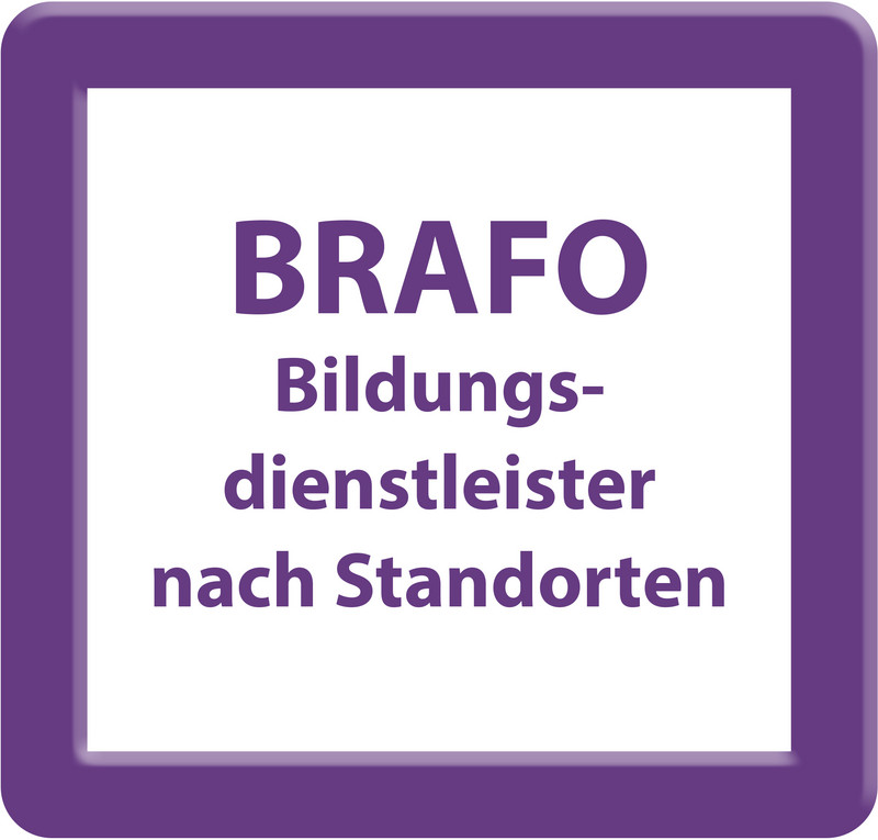 BRAFO Bildungsdienstleister nach Standorten