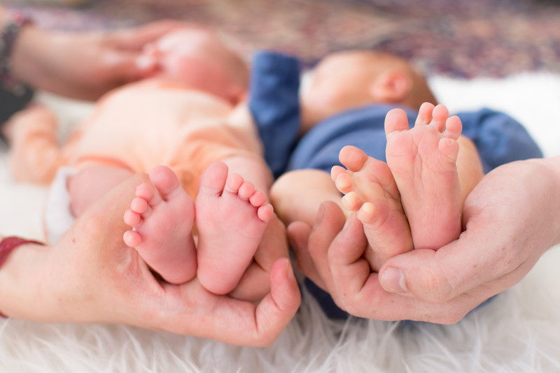 Zwillingsbabys