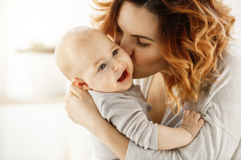 Mutter mit Baby
