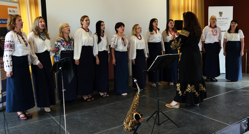 Frauenchor aus Magdeburg „Wir sind aus der Ukraine“