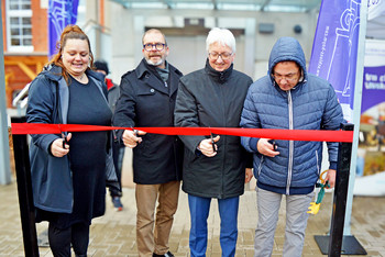 Neuer Fahrstuhl der Schloß Hoym Stiftung eingeweiht