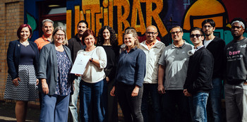 Gruppenbild vom WELCOME-Treff Halle