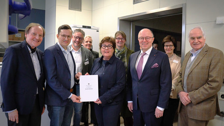 Bescheidübergabe Johanniter-Krankenhaus Stendal