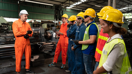 Arbeitsunterweisung von Auszubildenden